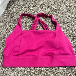 All In Motion Medium M Women's Seamless Sports Bra Berry midline